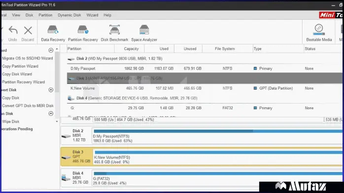 تحميل برنامج MiniTool Partition Wizard