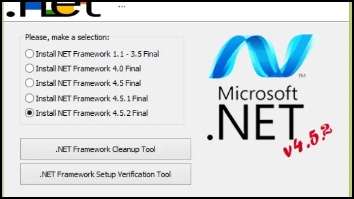 تحميل برنامج Microsoft .NET Framework 4 للكمبيوتر