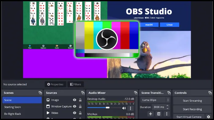 تحميل برنامج OBS Studio لتصوير شاشة الكمبيوتر 2025 مجانا