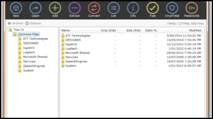 تحميل برنامج Zipware لضغط وفك الضغط عن الملفات