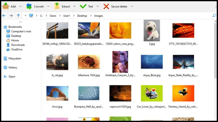 تحميل برنامج PeaZip لفك الضغط (64-bit) لويندوز 10, 8, 7