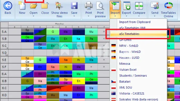 aSc Timetables 2024 Download